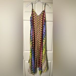 Adjustable spaghetti strap summer dress size 14/16 Large